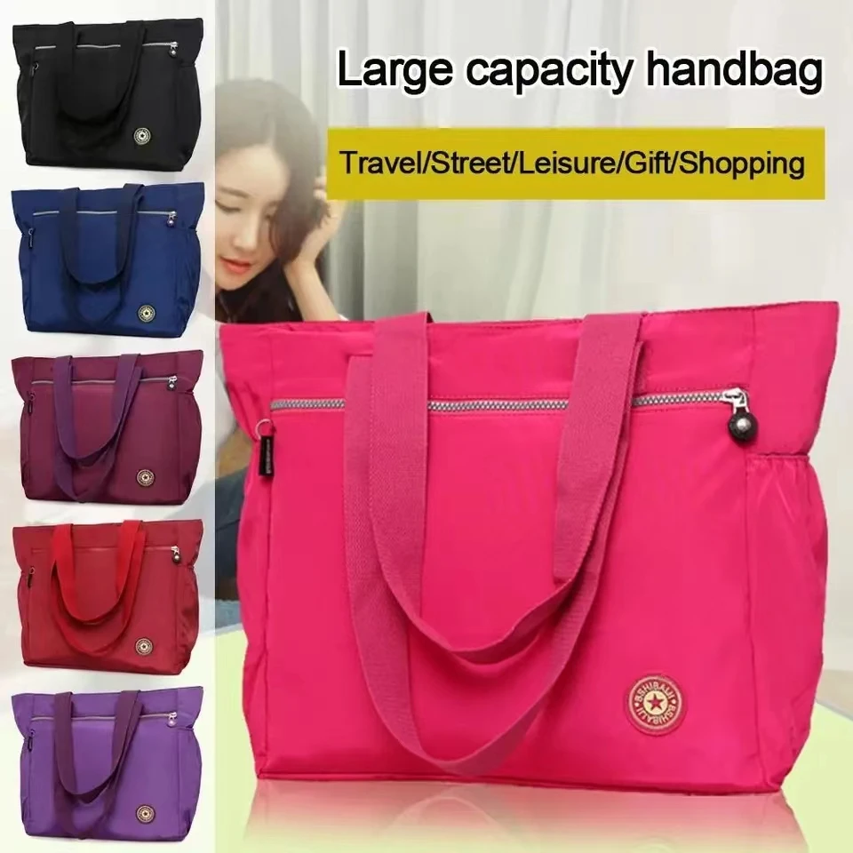 Waterproof Oxford Duffle Bag Large Capacity Women Travel Bags Shoulder Bag Valise Bolsa De Viagem Women's Handbags Shopping Bag thumbnail 2