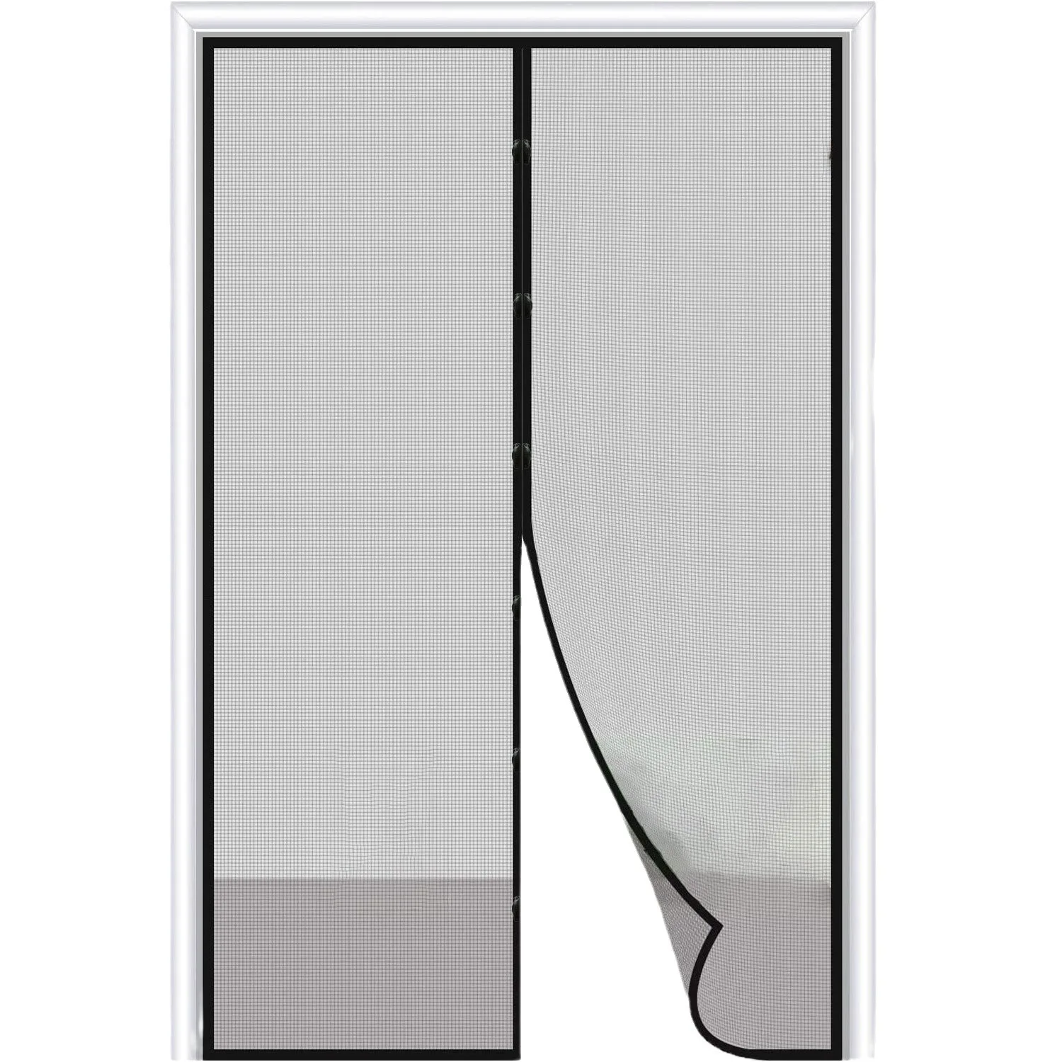 Magnetic Door Curtain Automatic Mosquito Closing Door Screen Net Anti Bug Fly Insect Partition Curtain Mesh Summer Indoor Tools thumbnail 5