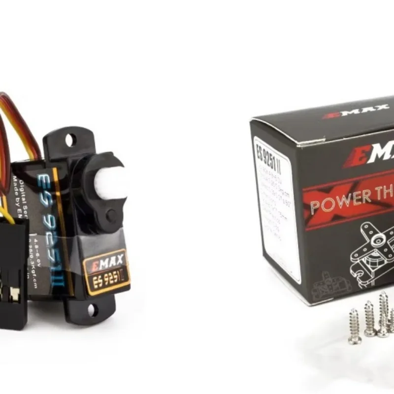 Original EMAX ES9251II ES9251 2.5g Micro Digital Servo 0.27KG for RC Model Airplane Helicopter Robot Replacement DIY Parts thumbnail 3