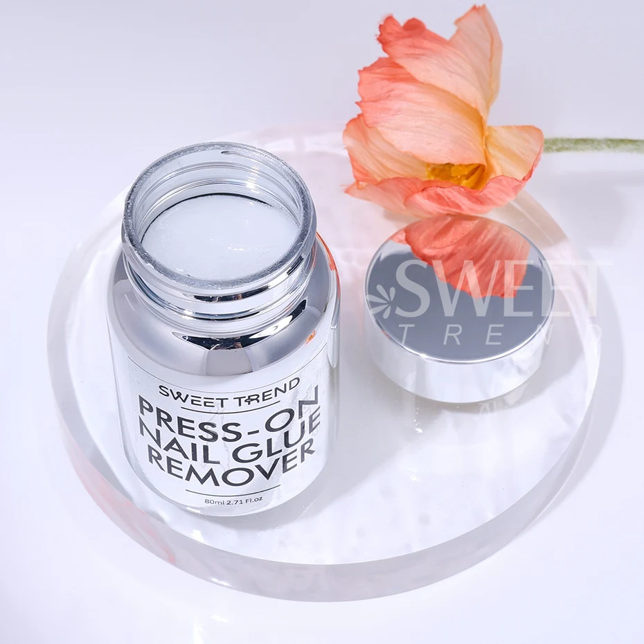 80ml Press-on Nails Sponge Remover Solution Quick Gentle No Damage Reusable Nails Gel Polish Remover Tools for False Nail Tips thumbnail 5