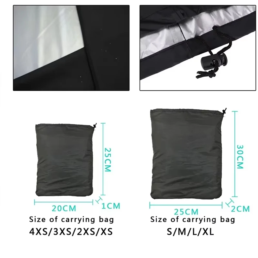 8 Size BBQ Cover Outdoor Dust Waterproof Weber Heavy Duty Grill Cover Rain Protective Outdoor Barbecue Cover Round thumbnail 4
