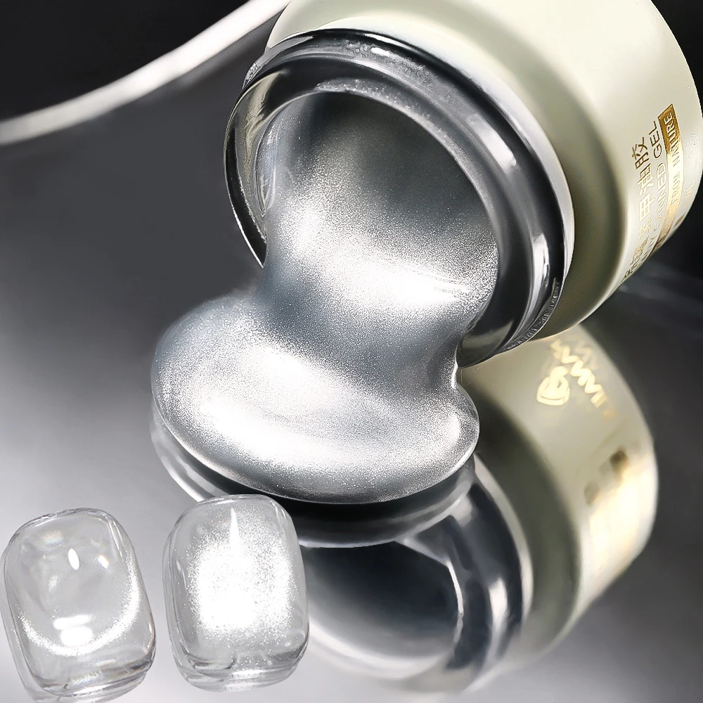 8ml White Cat's Eye Nail Polish Gel Dynamic Glass Bead Magnetic Nail Varnish Semi Permanent Soak Off UV/LED Manicure Gel Polish thumbnail 4