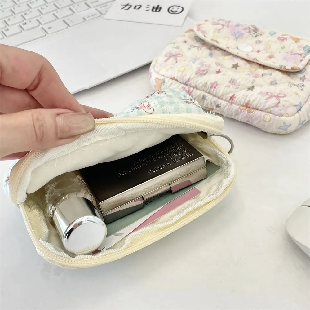 Cartoon Animals Coin Purse Portable Card Quilted Storage Bag Card Hold Wallets & Holders Multifunctional Quilted Storage Bag thumbnail 4