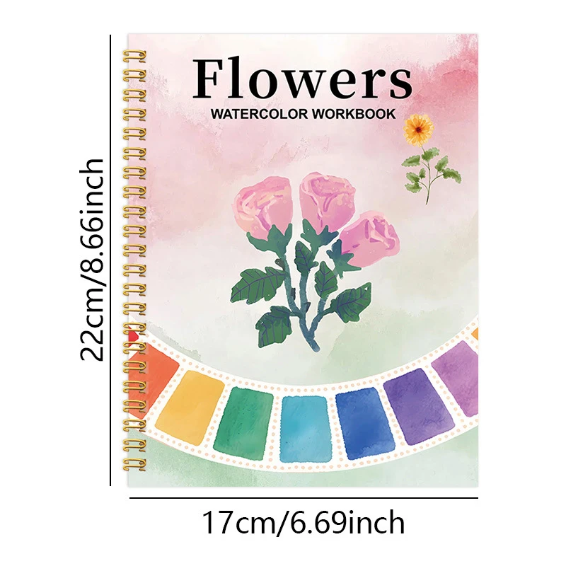 Watercolor Workbooks Coloring Book Beginner Friendly Painting Kit Easy Nature Scenes Paint Set Art Crafts thumbnail 6