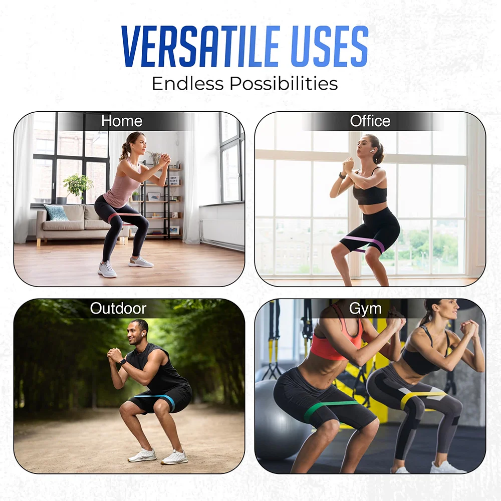 5Pcs Tpe Resistance Bands Fitness Set Rubber Loop Strength Training Workout Expander Yoga Gym Equipment Elastic Portable Pilates thumbnail 6