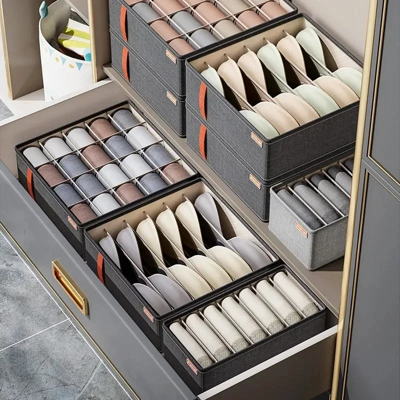 Bedroom Cabinet Drawer Underwear Organizer Wardrobe Clothes Organizer Socks Bra Clothing Storage Boxes Pants Socks Organizers thumbnail 3