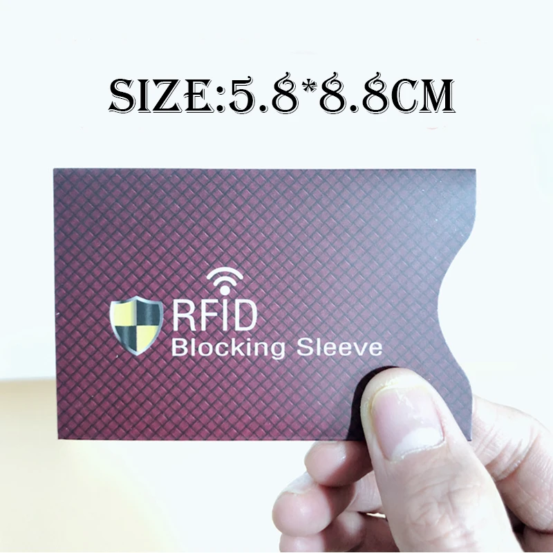 5Pcs NFC RFID Blocking Card Sleeve Credit NFC RFID Card Protector Anti-magnetic Aluminum Foil Portable Bank Card Holder thumbnail 6