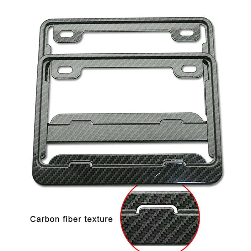 Motorcycle License Plate Frames Universal Aluminum Alloy License Plate Holder Solid/Hollow Style License Plate Holders Frame