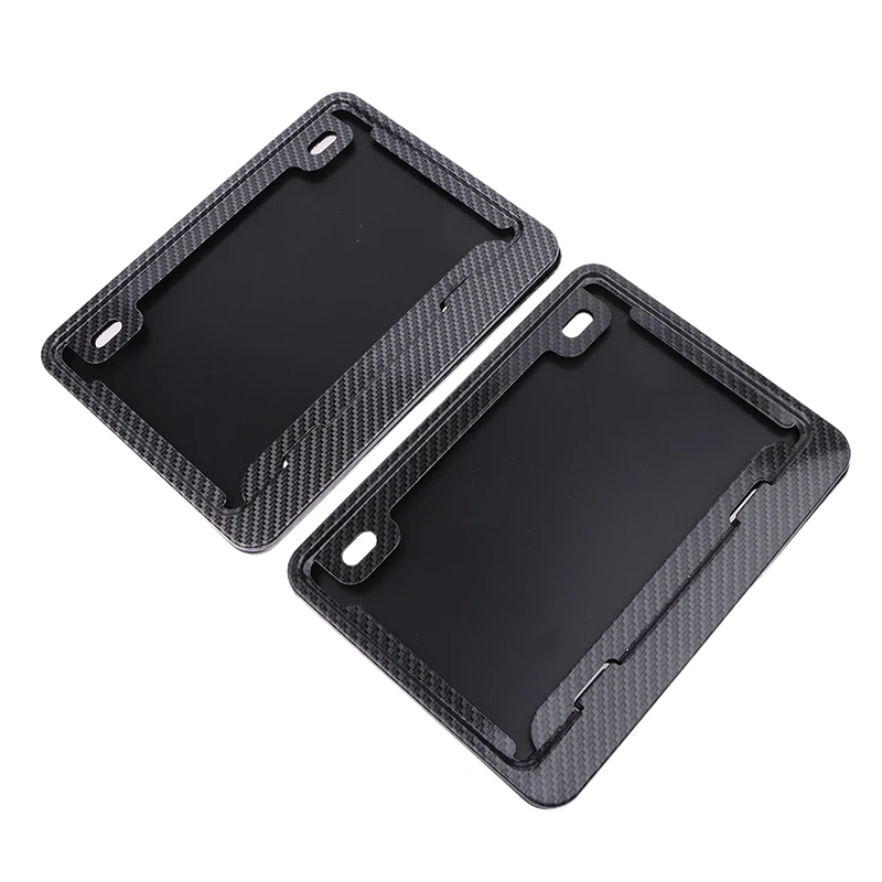 Motorcycle License Plate Frames Universal Aluminum Alloy License Plate Holder Solid/Hollow Style License Plate Holders Frame thumbnail 4