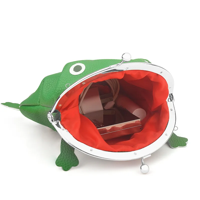 Anime Peripherals Women's Wallet Frog Mini Purse Small Bag Coin Pouch Woman Wallets Holders Luggage Bags thumbnail 2