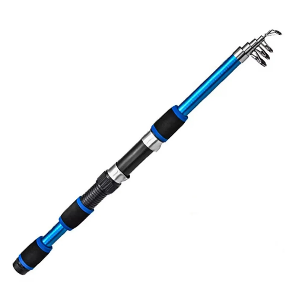 Fishing Pole Set Full Kits Telescopic Fishing Rod Reel For Combo Full Kit Rod Pole Spinn Reel Gear Set Carpfishing Accessories thumbnail 5