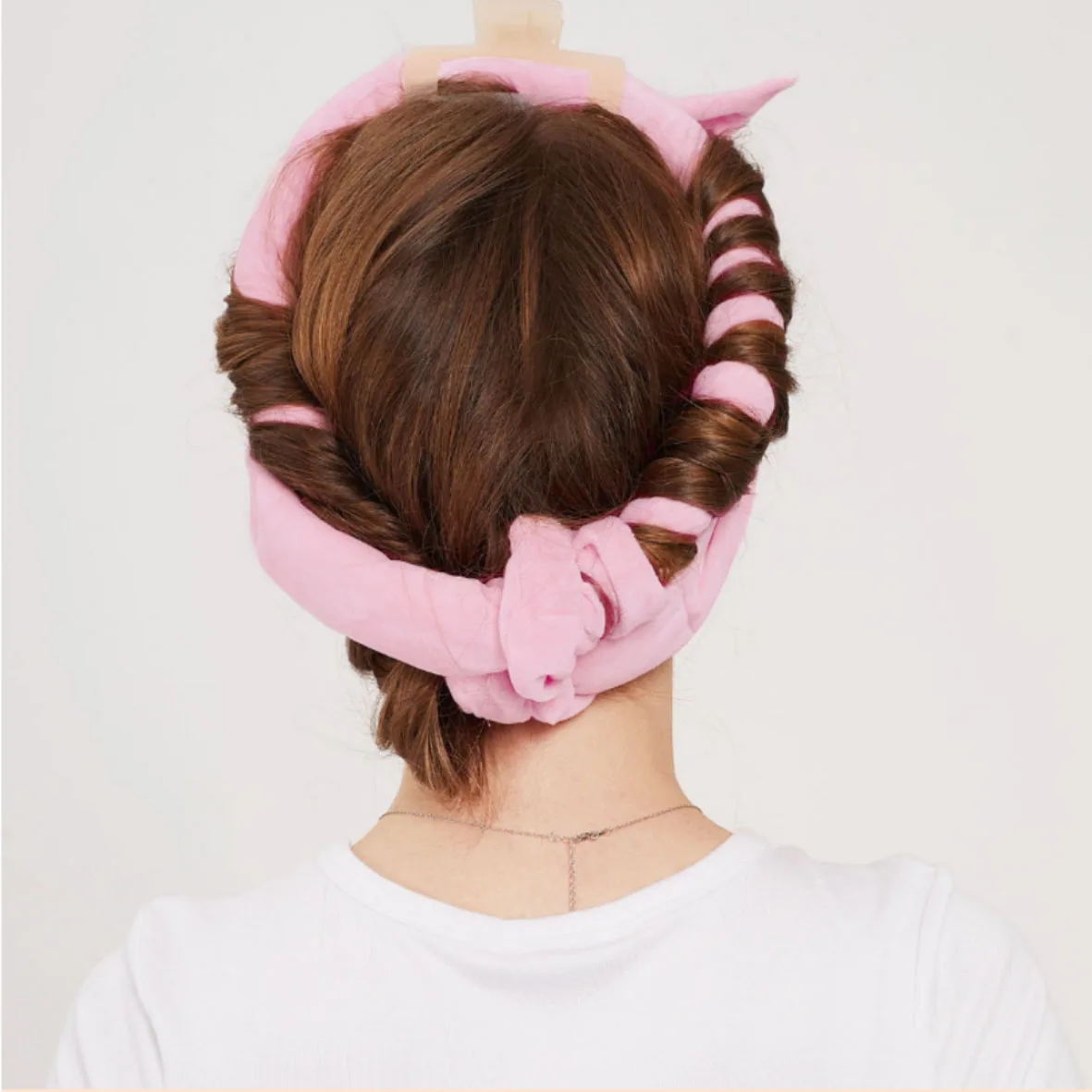 Heatless Curling Rod Headband No Heat Hair Curlers Ribbon Lazy Hair Rollers Silk Curls Sleeping Soft Headband Hair Styling Tools thumbnail 6