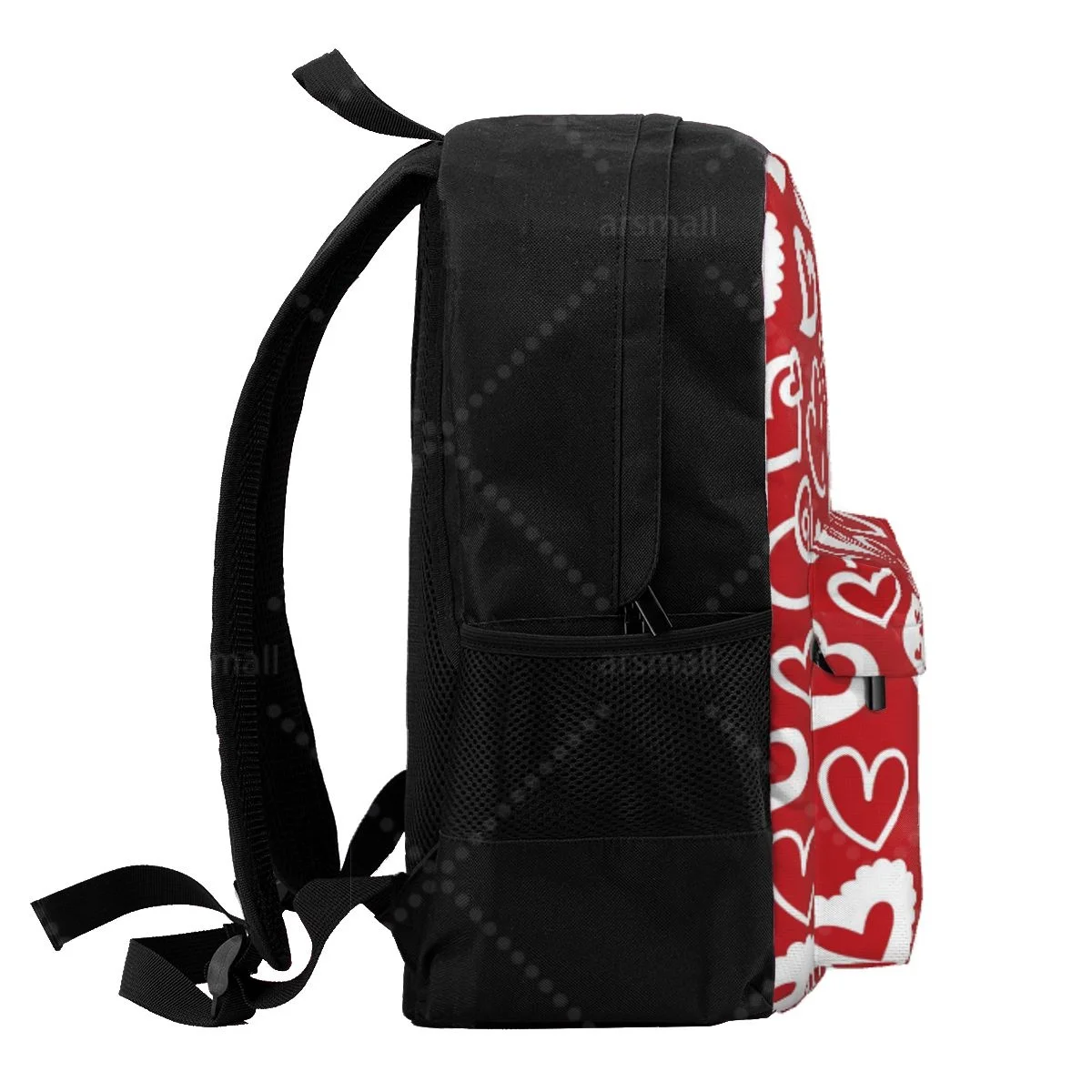 Heart Red Valentine Day Backpacks Lightweight School Bag Student Bookbag Unisex Laptop Daypacks for Travel Hiking Camping thumbnail 5