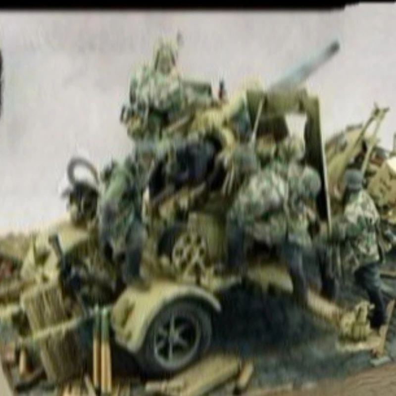 High Quality 1:35 Die-casting Resin Model Kit for 5 Soldiers Without Painting (excluding Vehicles) thumbnail 3