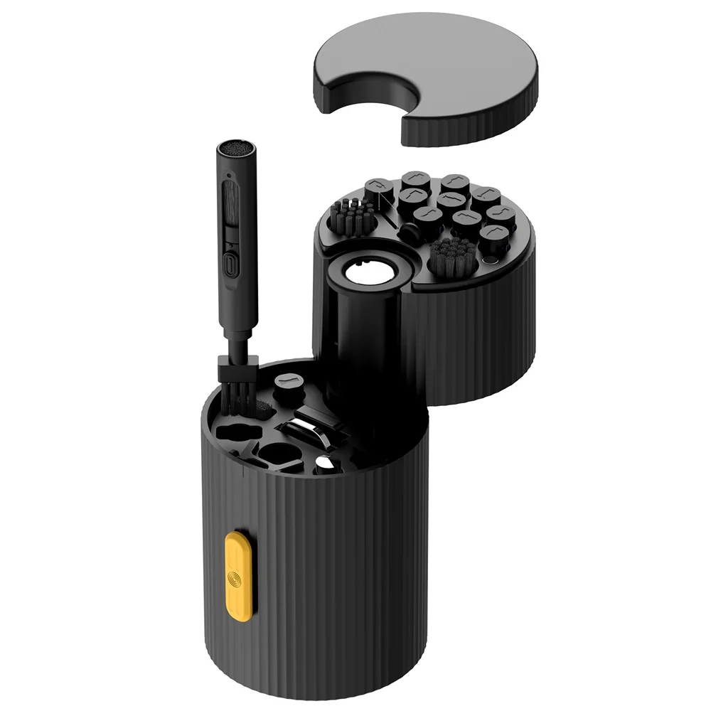 QM33 Magnetic Rotating 33 in 1 Cleaning Kit Tool Set for Phone Camera Keyboard Multifunctional Dual Layer Spin Main Body thumbnail 2