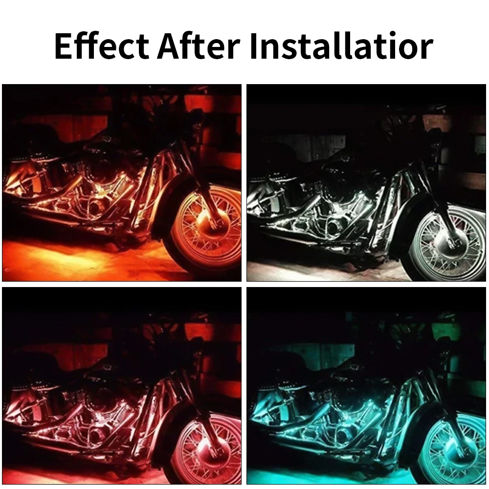 motorcycle decoration light motorcycle led Strip lights DC 12V Underbody Decorative strip Light For Car Motorcycle For YAMAHA thumbnail 6