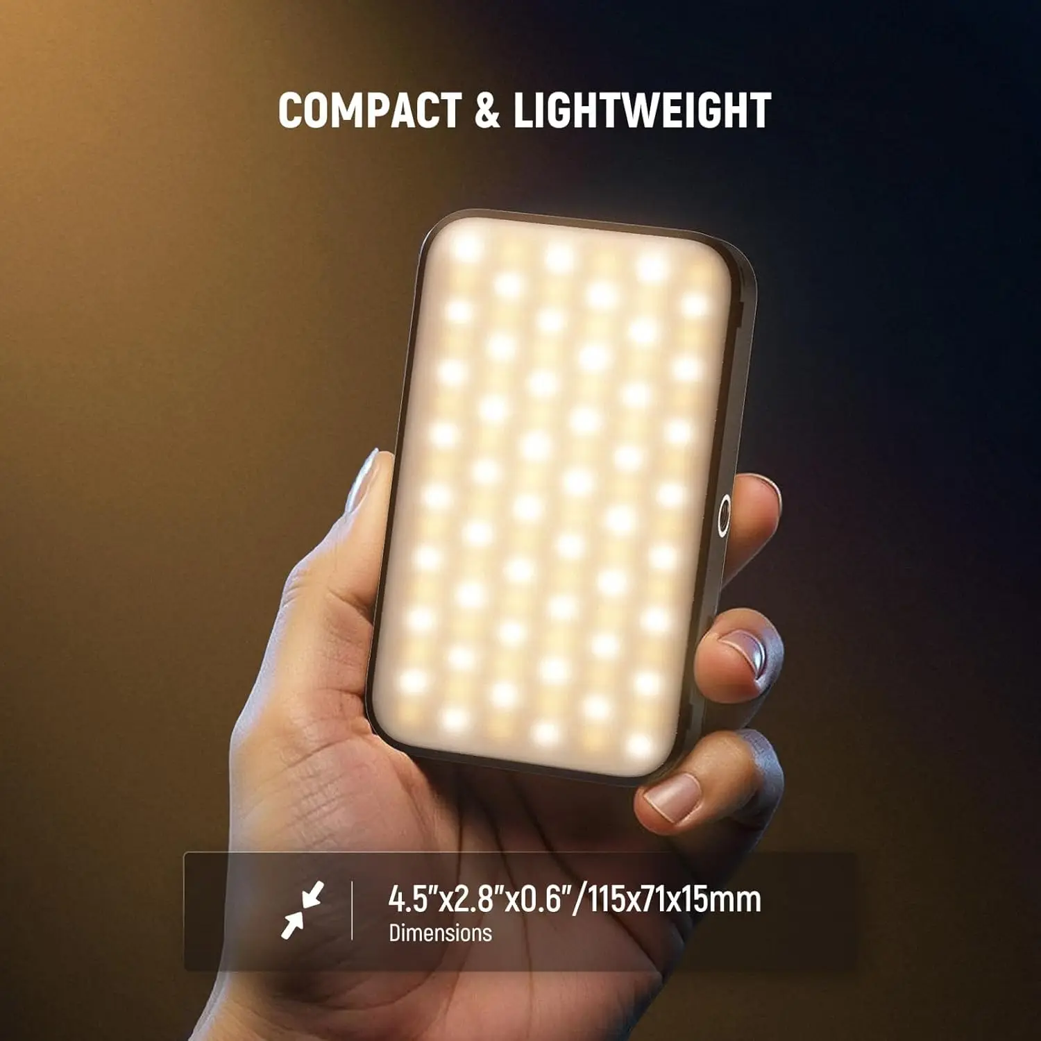 NEEWER Magnetic Phone Selfie Light for iPhone, 2500-9000K CRI80 2000mAh Laptop Computer Video Conference Fill Lighting thumbnail 6