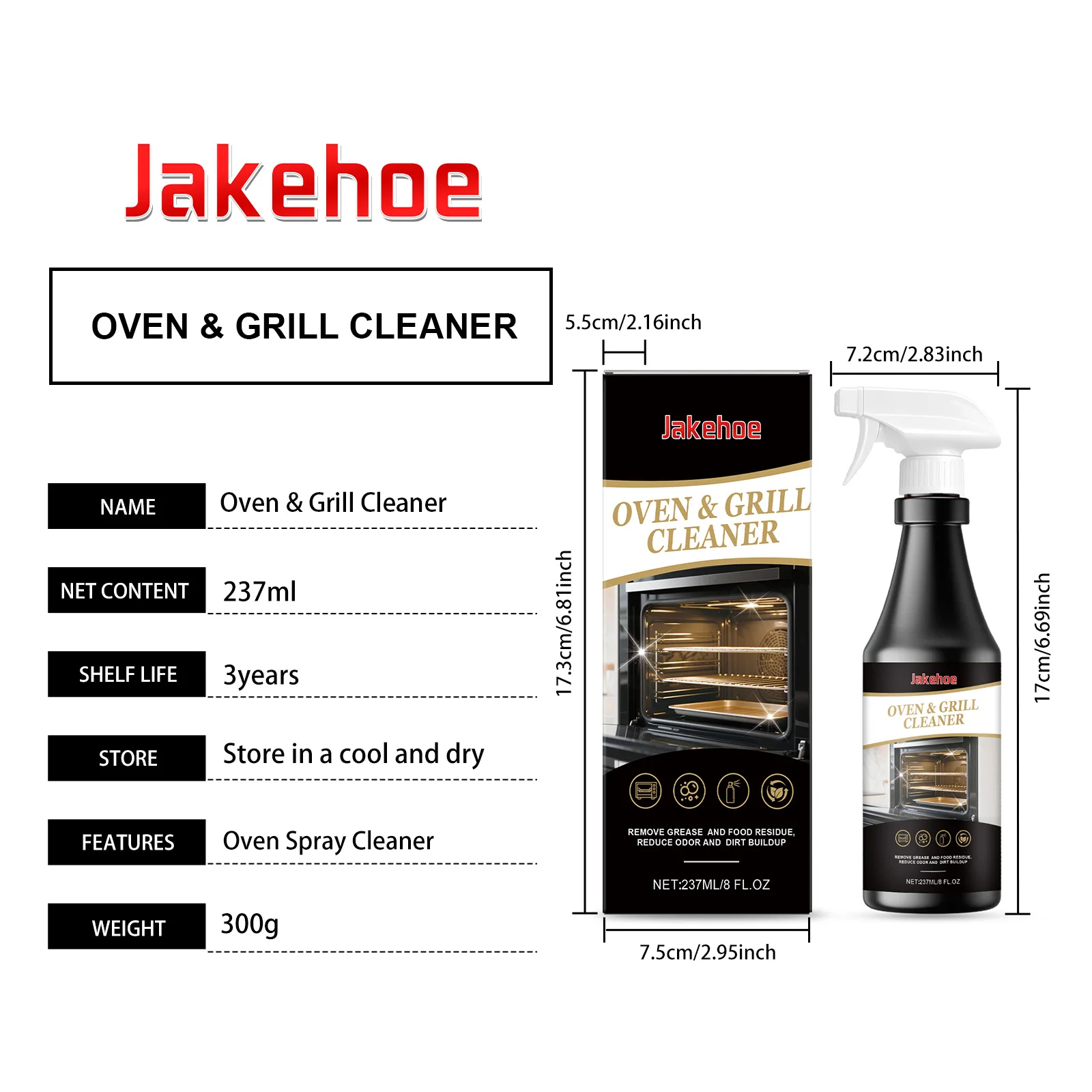 Microwave Oven Oven Powerful Oil Stain Removal Spray Household Kitchen Quick Cleaning Microwave Oven Grill Grease Cleaning Spray thumbnail 6