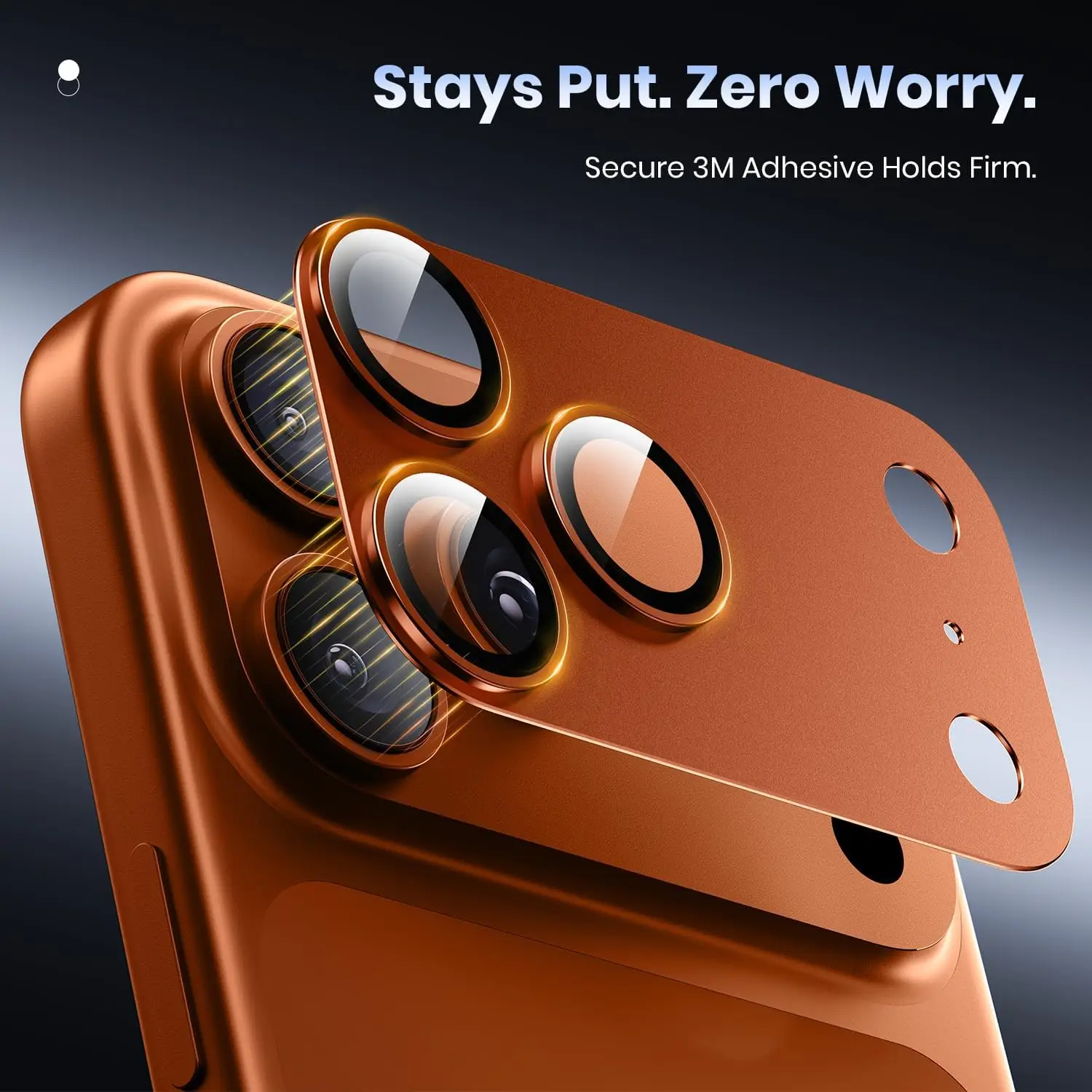 for Phone 17 Pro Max 17Air Camera Lens Protector Strong Adsorption Metal 9H+ Tempered Glass Camera Screen Full Protective Cover thumbnail 3