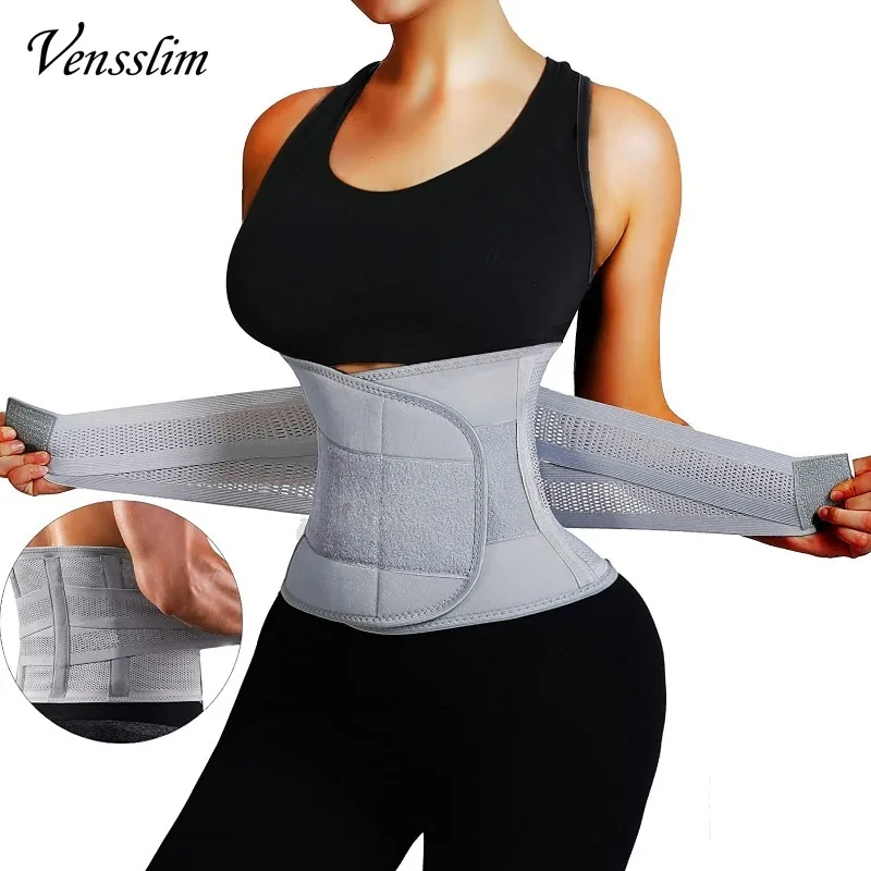 Vensslim Girdle Back Support Belt Body Shaper Waist Trimmer Trainer for Women/Man Loss Belly Fat Tummy Control Exercise Workout thumbnail 6