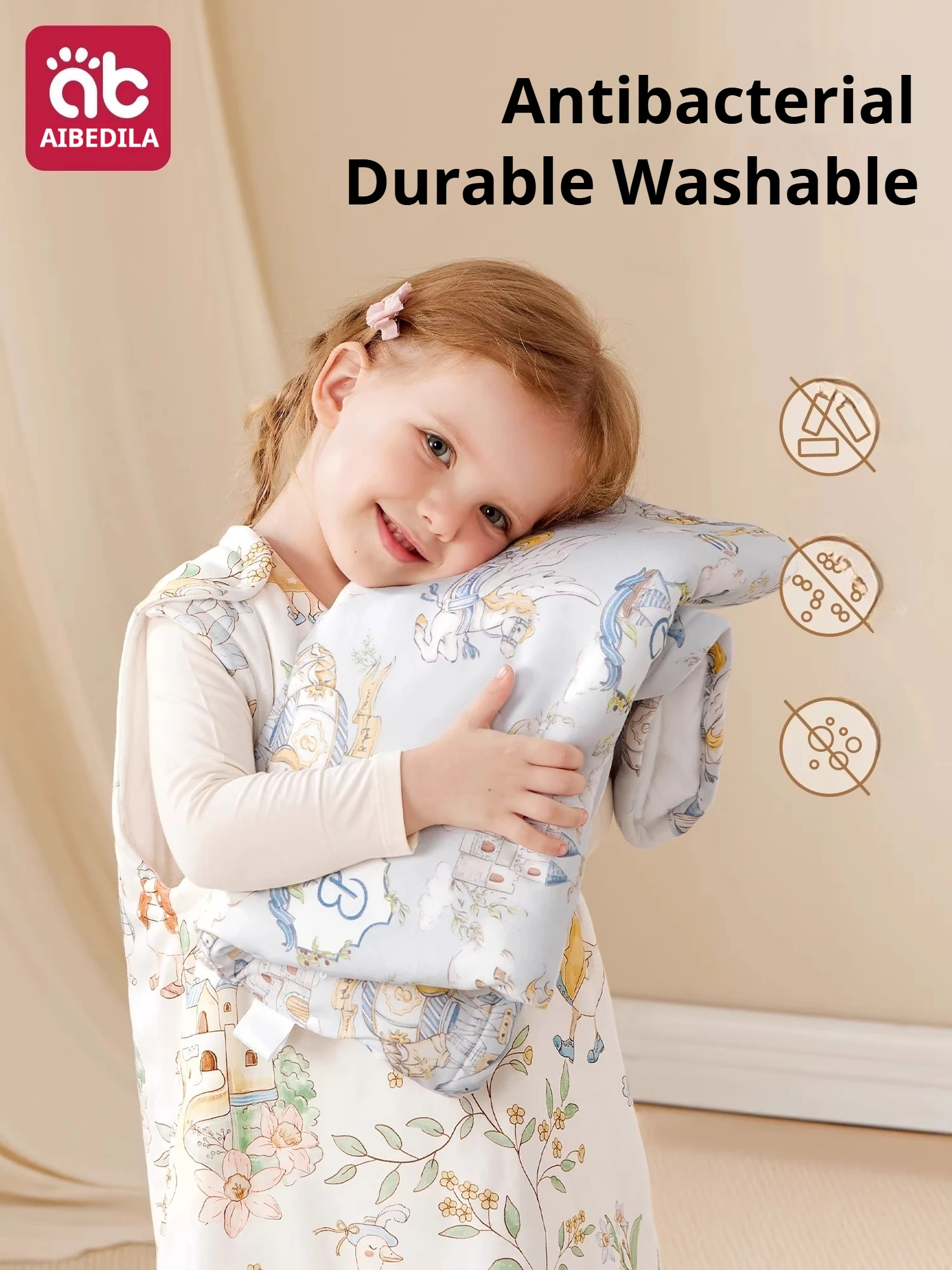 AIBEDILA Baby Sleep Sack Cotton Newborn Sleeveless Sleep Bag Soft Cozy Kids Wearable Blanket Boys Girls Sleeping Sack 0-15T thumbnail 5