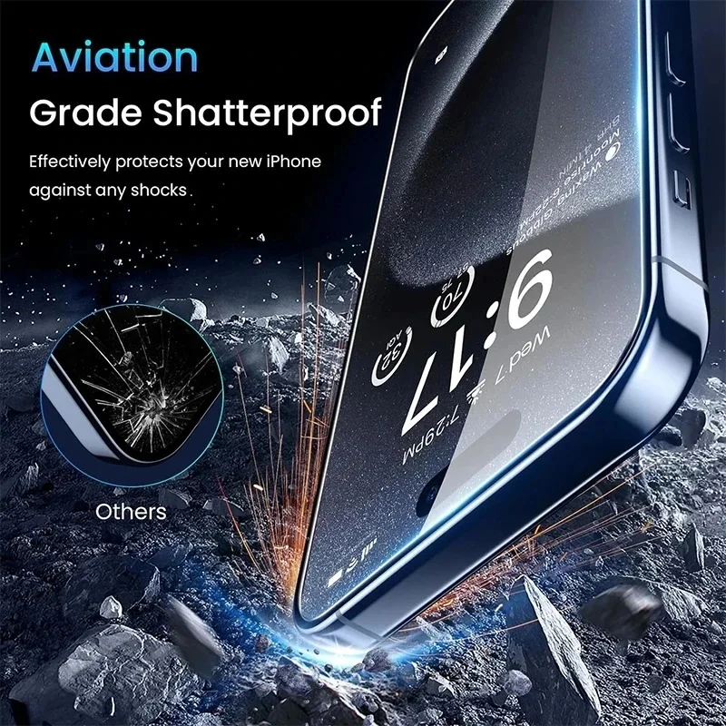 Privacy Screen Protector For iPhone 17 Pro Max Anti-Spy Glass For iPhone 16 15 14 13 12 11 Pro Max Privacy Film iPhone 17 Pro thumbnail 5
