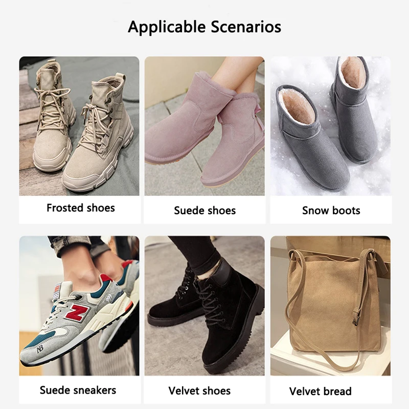 Sneaker Cleaning Brushes for Suede Sport Shoes Polish Brush Suede Boots Nubuck Velvet Bags Leather Shoe Care Cleaner Brush thumbnail 5