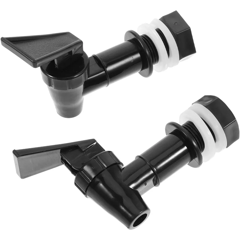 Reusable Water Dispenser Faucet Tap Replacement Plastic Spout Nozzle Black Bucket Spigot Cooler Beverage Drink Dispensers thumbnail 4