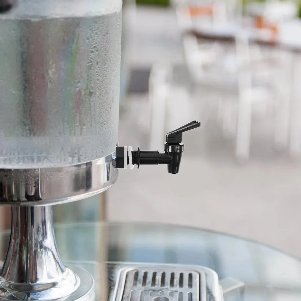 Reusable Water Dispenser Faucet Tap Replacement Plastic Spout Nozzle Black Bucket Spigot Cooler Beverage Drink Dispensers thumbnail 5
