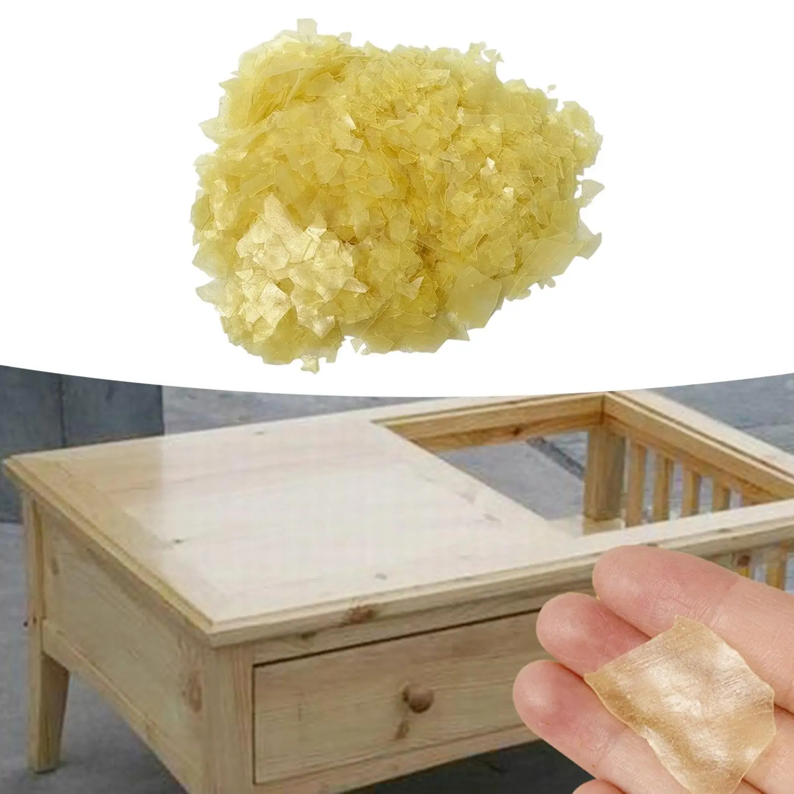 Shellac Flake Household Painting Supplies Wooden Craft Finishes Wooden Craft Finishes Red Shellac Finish Art thumbnail 2