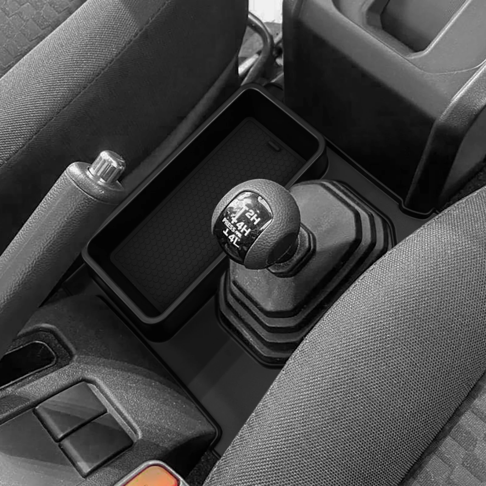 for Suzuki Jimny 2024-2025 Auto Center Console Storage Box Gear Lever Side Tidying Tray Organizer Car Interior Accessories Black thumbnail 2