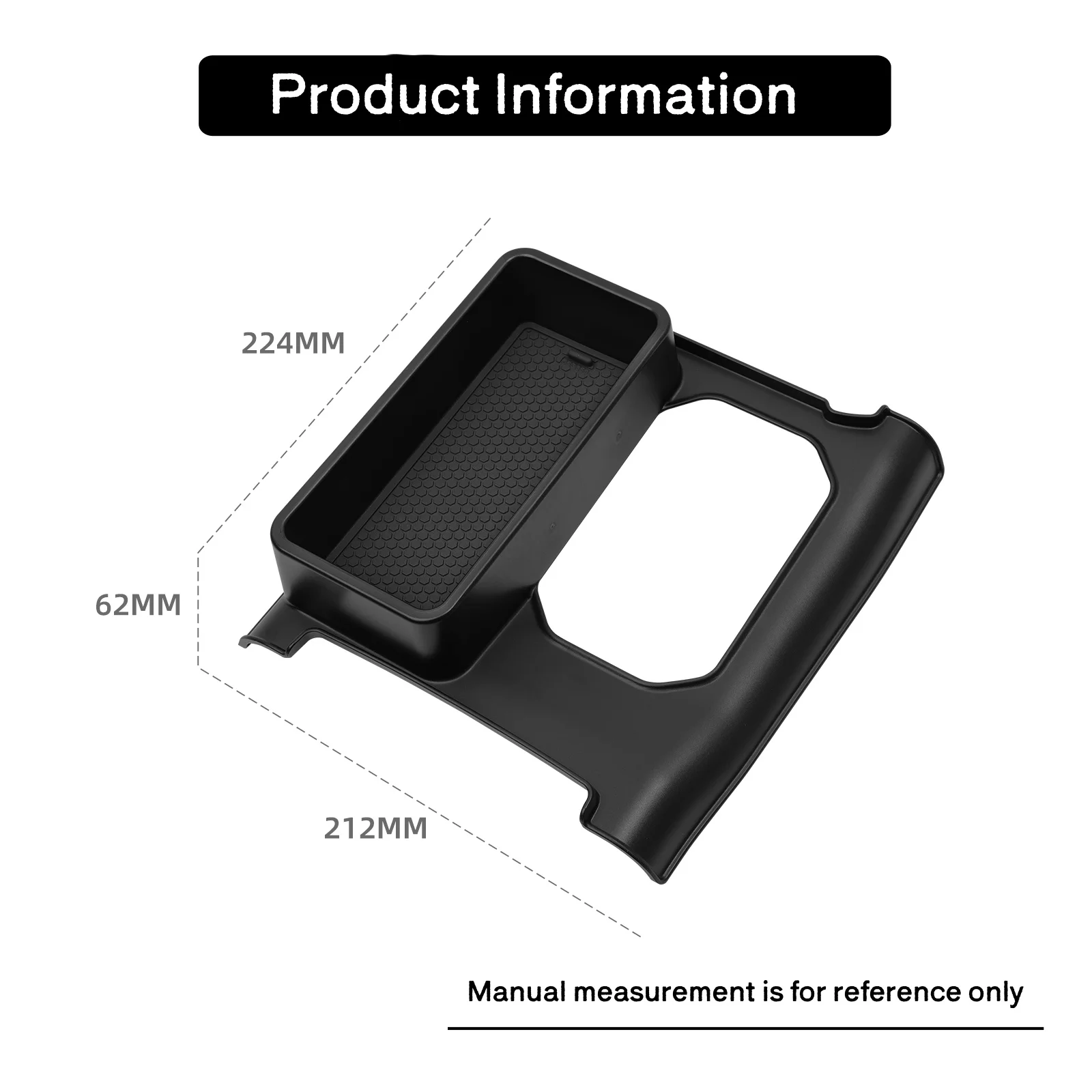 for Suzuki Jimny 2024-2025 Auto Center Console Storage Box Gear Lever Side Tidying Tray Organizer Car Interior Accessories Black thumbnail 3