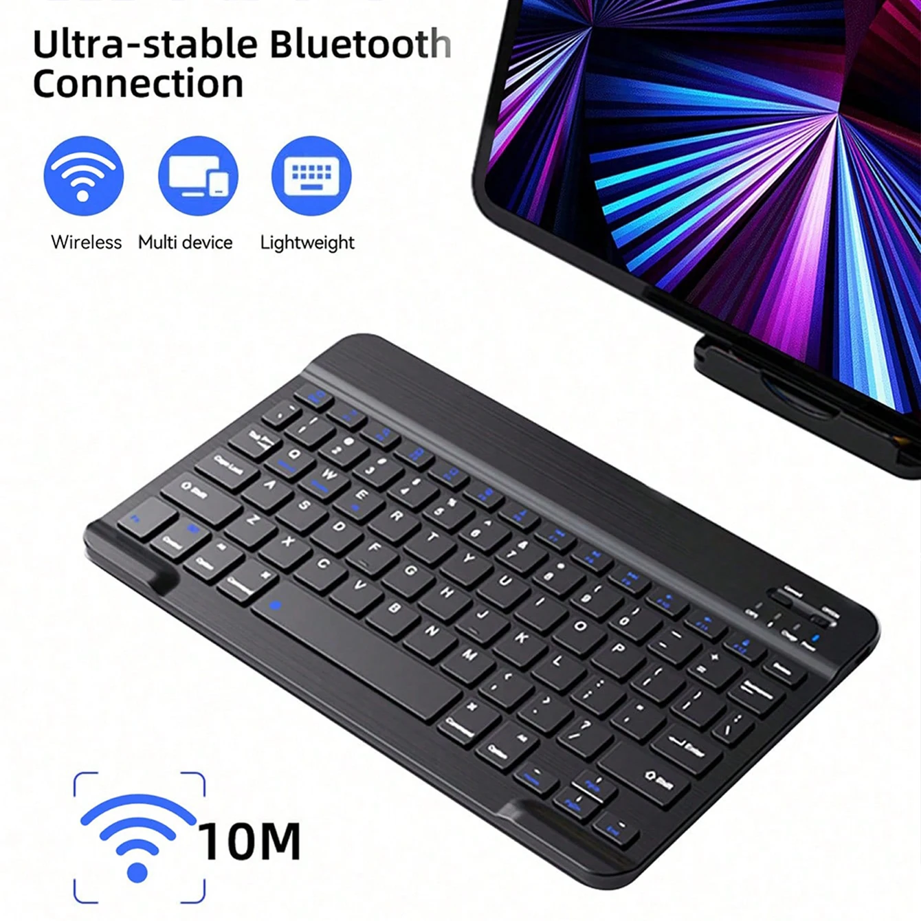 Multilingual Keyboard For Tablet Android 2025 iOS Windows Wireless Mouse iPad Samsung Xiaomi Pad Rechargeable Bluetooth Keyboard thumbnail 2