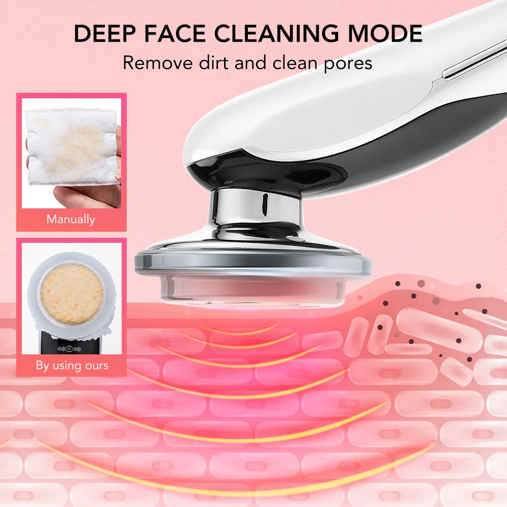 7 in 1 Face Lifting Device EMS Microcurrent Skin Rejuvenation LED Facial Neck Firming Massager Face Beauty Care Apparatus thumbnail 5