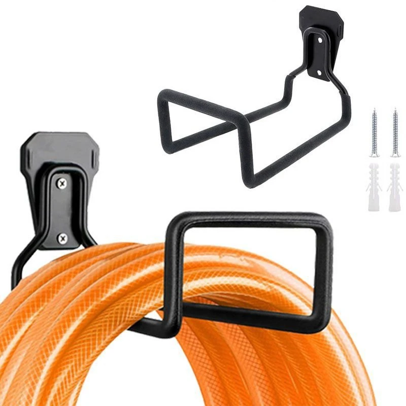 Garden Hose Storage Holder Hose Hooks Heavy Duty Metal Wall-mounted Hooks for Home Garden Garage