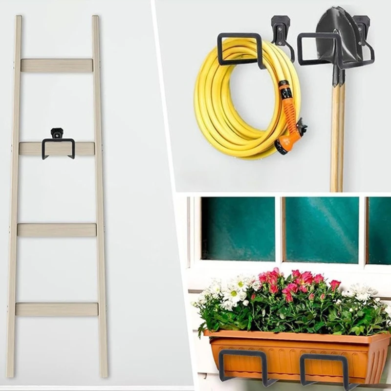 Garden Hose Storage Holder Hose Hooks Heavy Duty Metal Wall-mounted Hooks for Home Garden Garage thumbnail 3