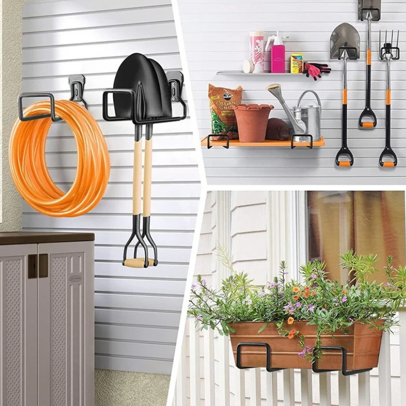 Garden Hose Storage Holder Hose Hooks Heavy Duty Metal Wall-mounted Hooks for Home Garden Garage thumbnail 4
