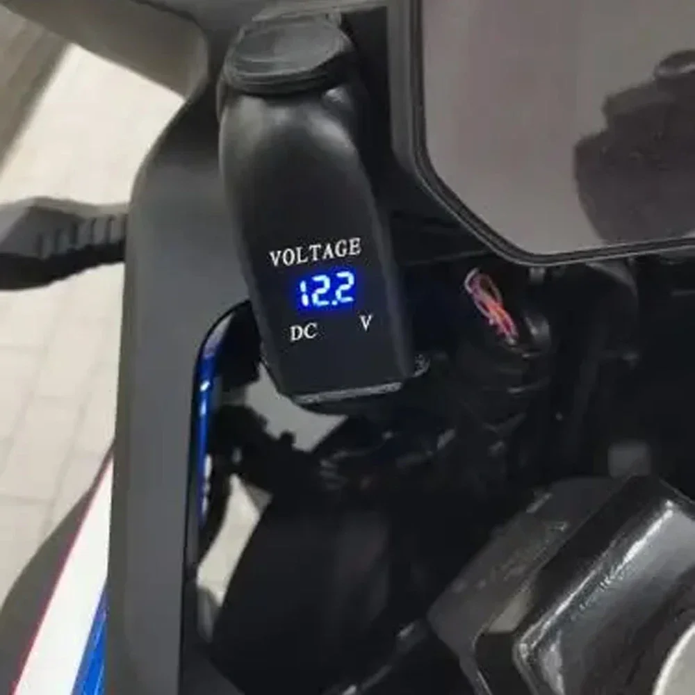 For BMW Motorcycle Dual USB Charger Power Adapter Hella DIN Socket For BMW GS1200 R1200GS Adventure R1250GS ADV F 850/750/650 GS thumbnail 5
