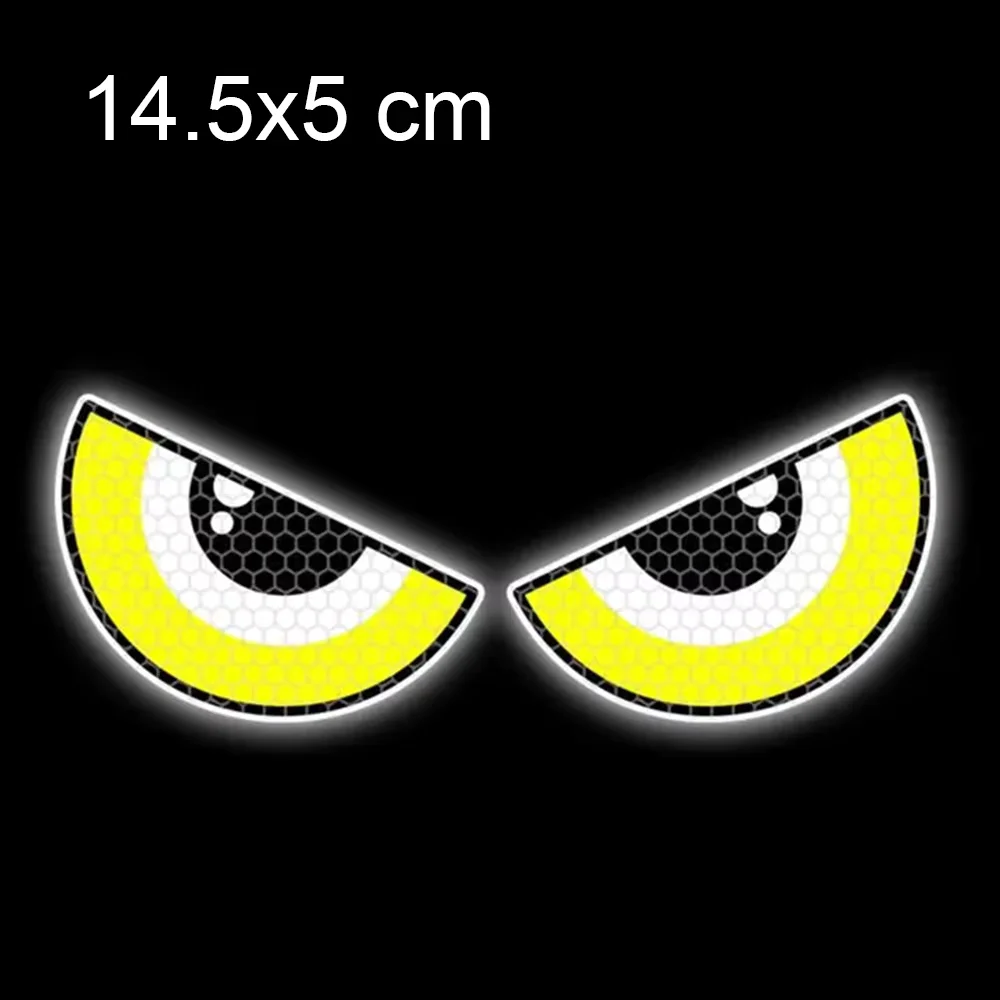 Motorcycle Body Stickers Electric Bike Head Decorative Sticker Devil Eyes Halloween Atmosphere Decal Universal for Car Motorbike thumbnail 4