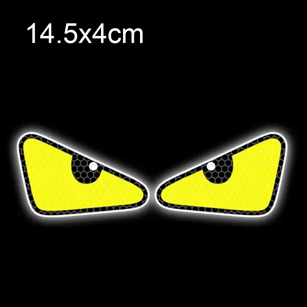 Motorcycle Body Stickers Electric Bike Head Decorative Sticker Devil Eyes Halloween Atmosphere Decal Universal for Car Motorbike thumbnail 3
