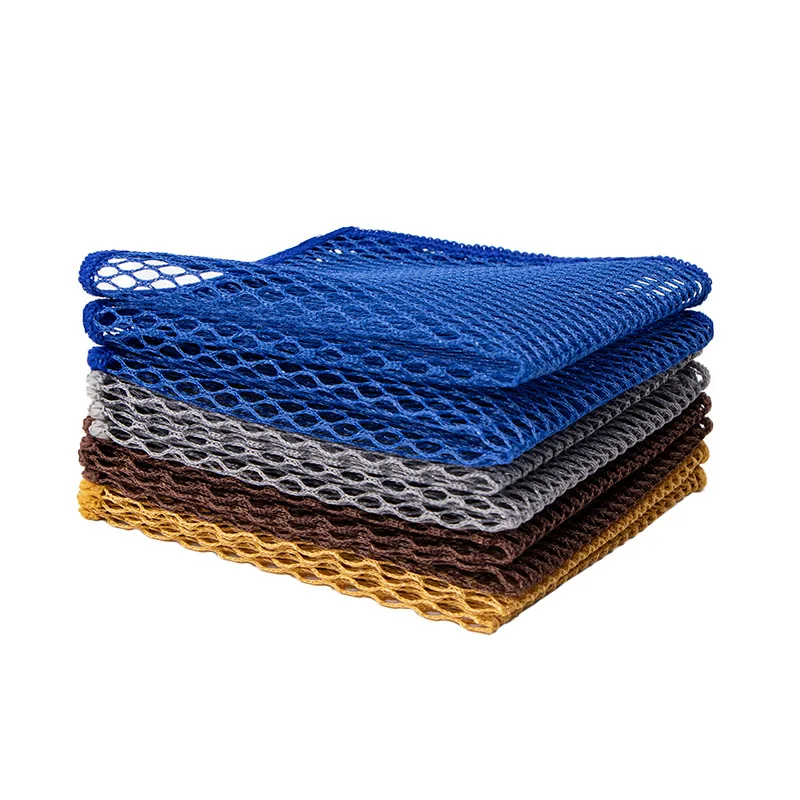 30*30cm Mesh Dish Cloths Non-stick Oil Scouring Pad Reusable Cleaning Cloth Dishwashing Towel Kitchen Tableware Cleaning Rags thumbnail 5