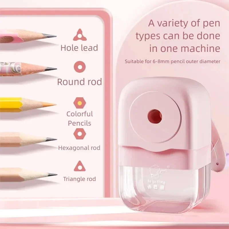 Creative Pencil Sharpener Kawaii Stationery Office School Supplies For Kids And Adults Accessories thumbnail 2