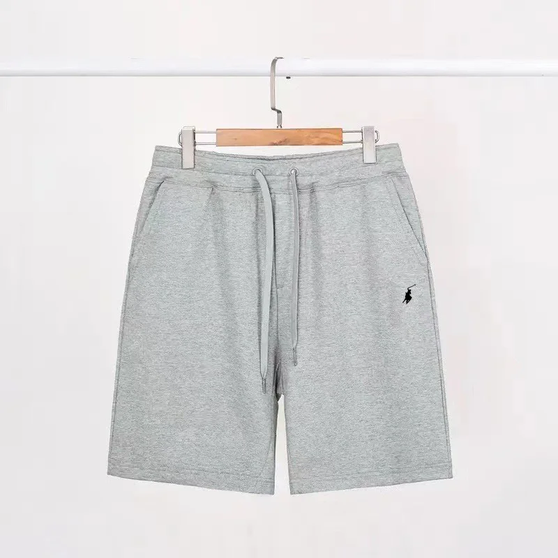 Summer RL men's shorts, 3/3 POLO sanitary pants, solid color sports pants, casual vacation, loose fit thumbnail 4