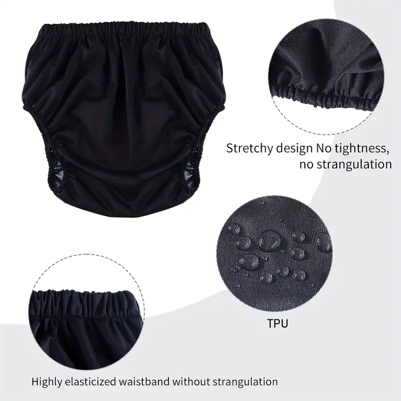 AIO Waterproof Diaper Pants for Adults Washable Diaper Care Pants Leak-proof Pants Swimming Pants Coat Eldly Diaper Dropshipping thumbnail 6