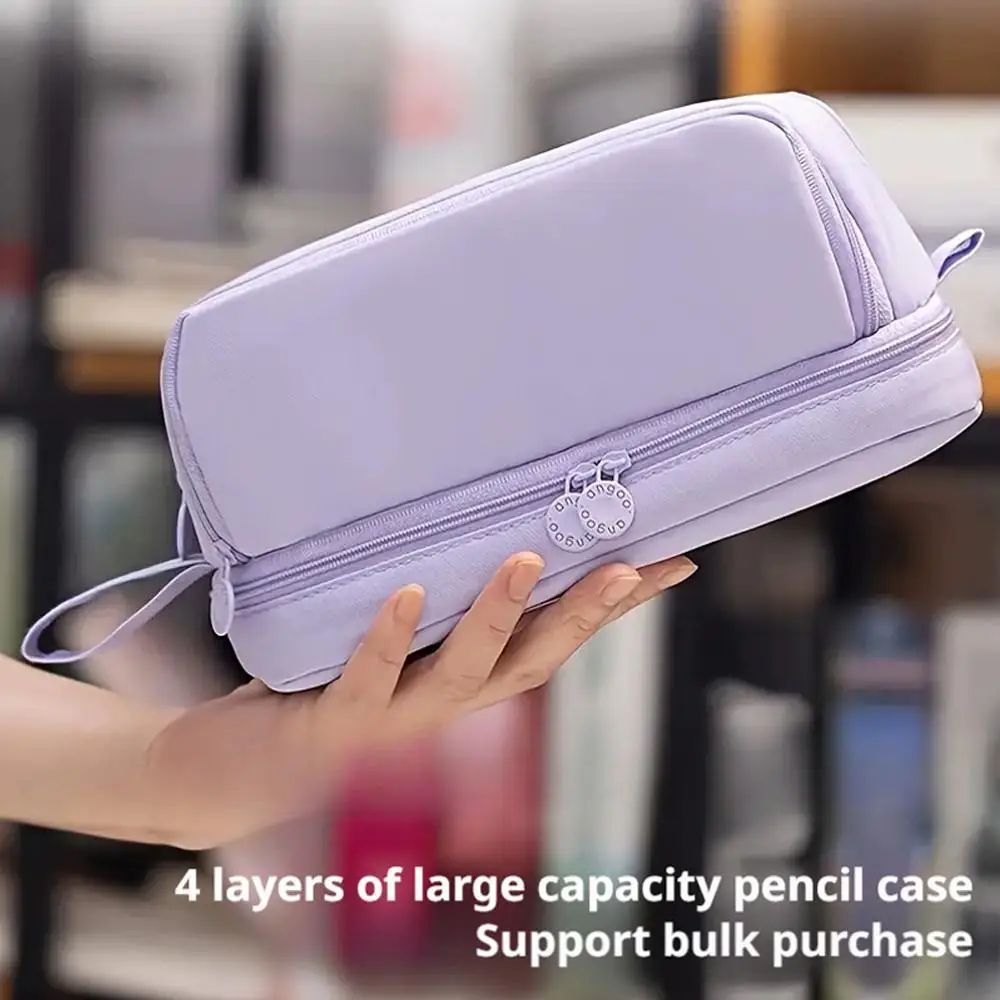 Pencil Bag Large Capacity Stationery Case Multi-functional For School Office Students University Supplies Organizer thumbnail 4