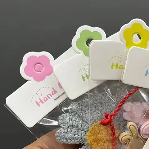 100pcs/Lot Foldable Packaging Paper Cards Colorful Flowers Cards For Handmade Jewelry Retail Hang Tag Flowers Display Cardboard