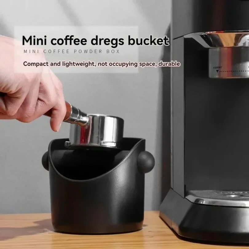 Coffee Grounds Powder Bucket Home Espresso Machine Handle Knockbox Container Organizer Abs Dregs Slot Waste Dregs Recycling Bin thumbnail 6