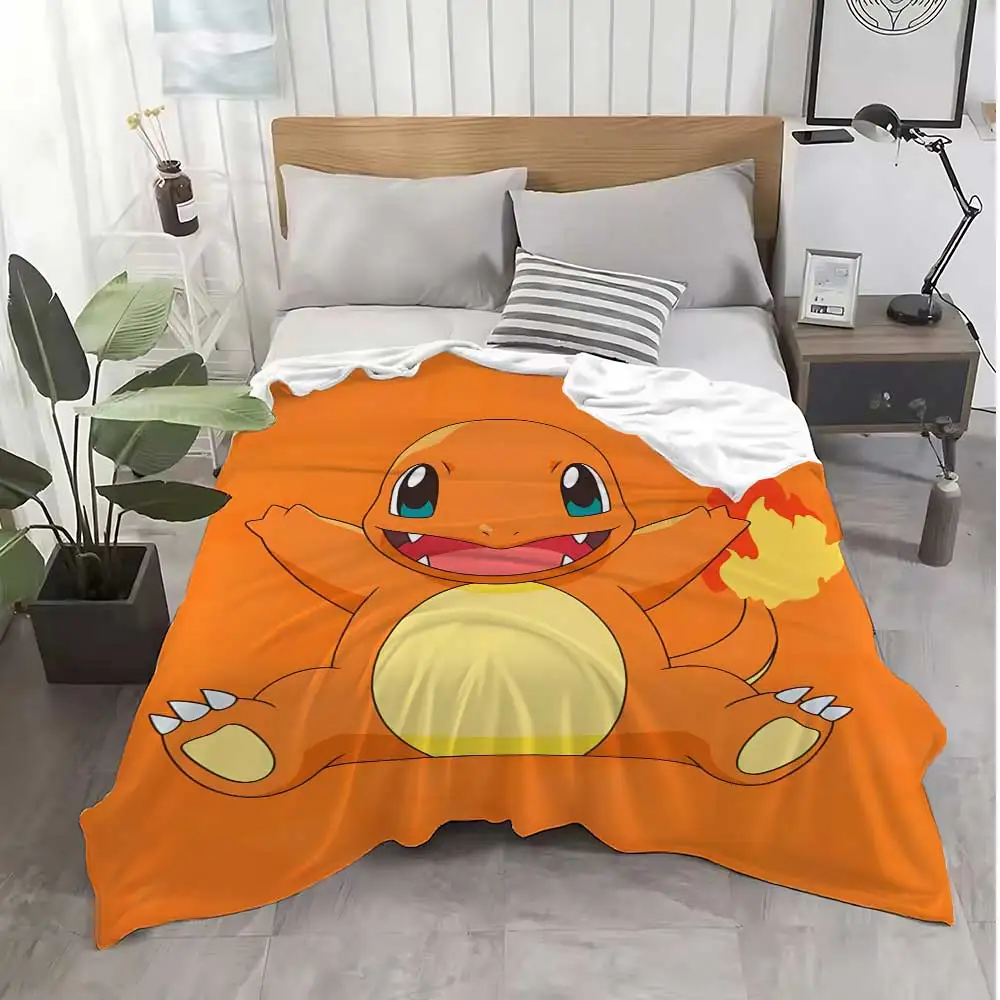 Spread on the Bed Blanket Sofa Winter Charmanders Bedroom Decoration Fluffy Soft Blankets Home Throw Warm Decorative Knee Double thumbnail 5