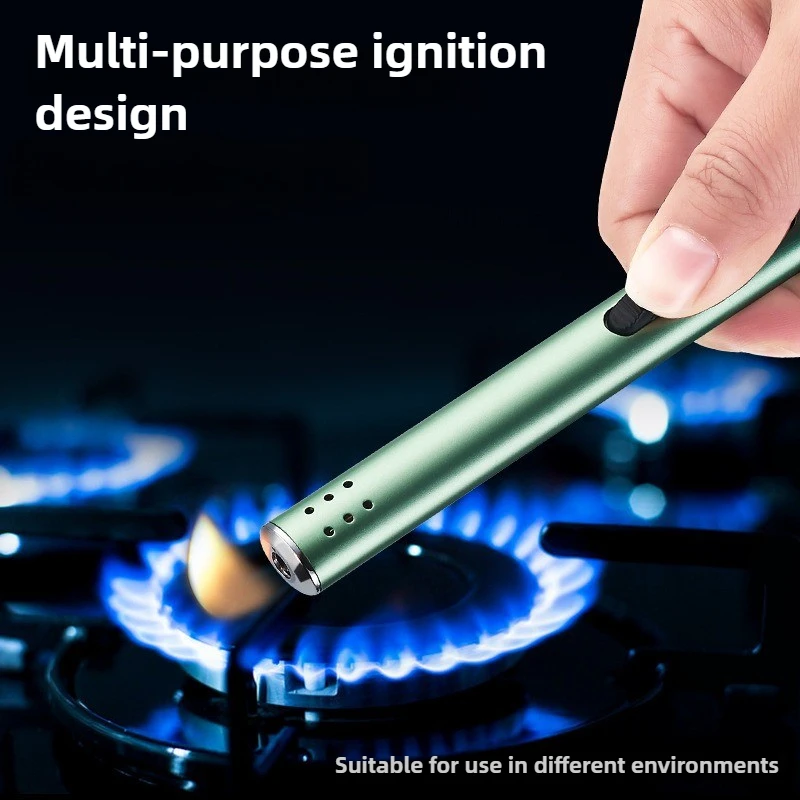 Slender Soft Fire Ignition Gun Gas Lighter, Household Kitchen Gas Stove Igniter, Scented Candle Outdoor Torch thumbnail 2