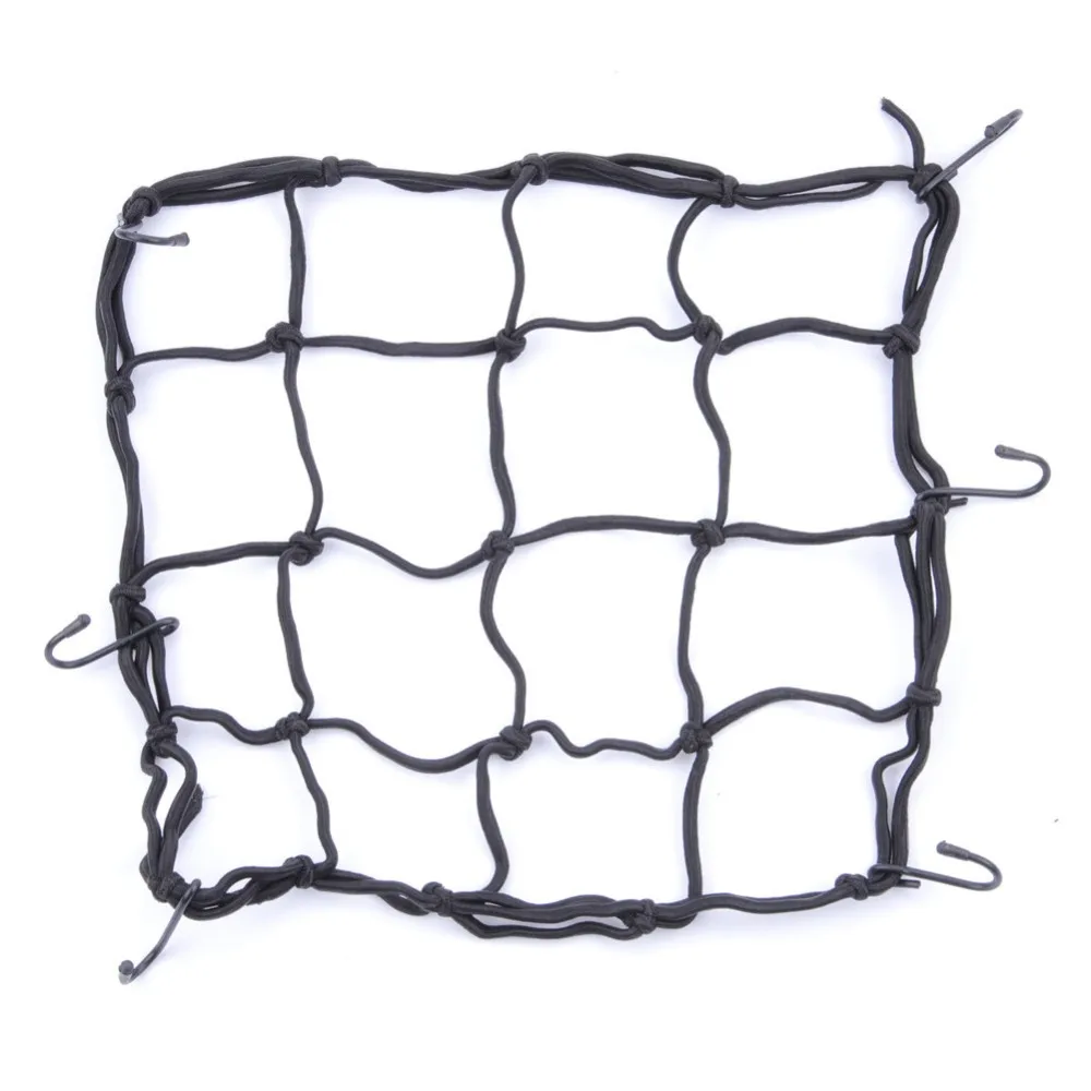Motorcycle Helmet Net Rope Luggage Storage Bag Twine Blue Yellow Red Black Green BIke Net Bags Mesh 30x30cm 40x40cm thumbnail 3